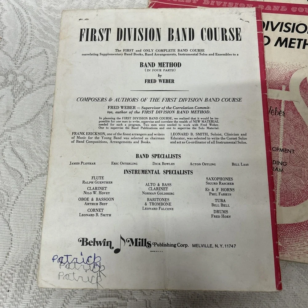 Sixty Selected Studies for Trombone, Carl Fischer, Two First Division Band Books